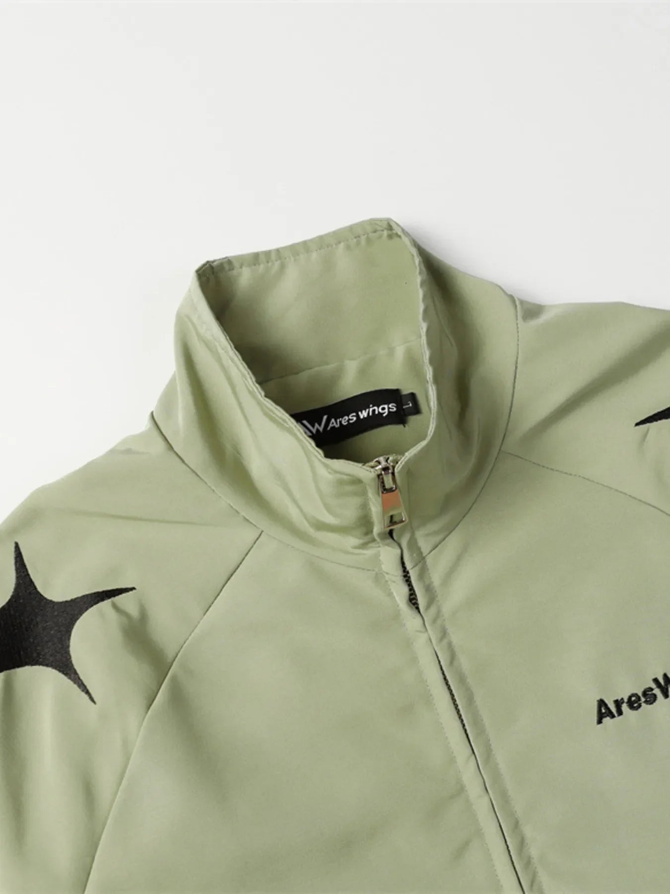 Men's Star Pattern Zip-Up Jacket