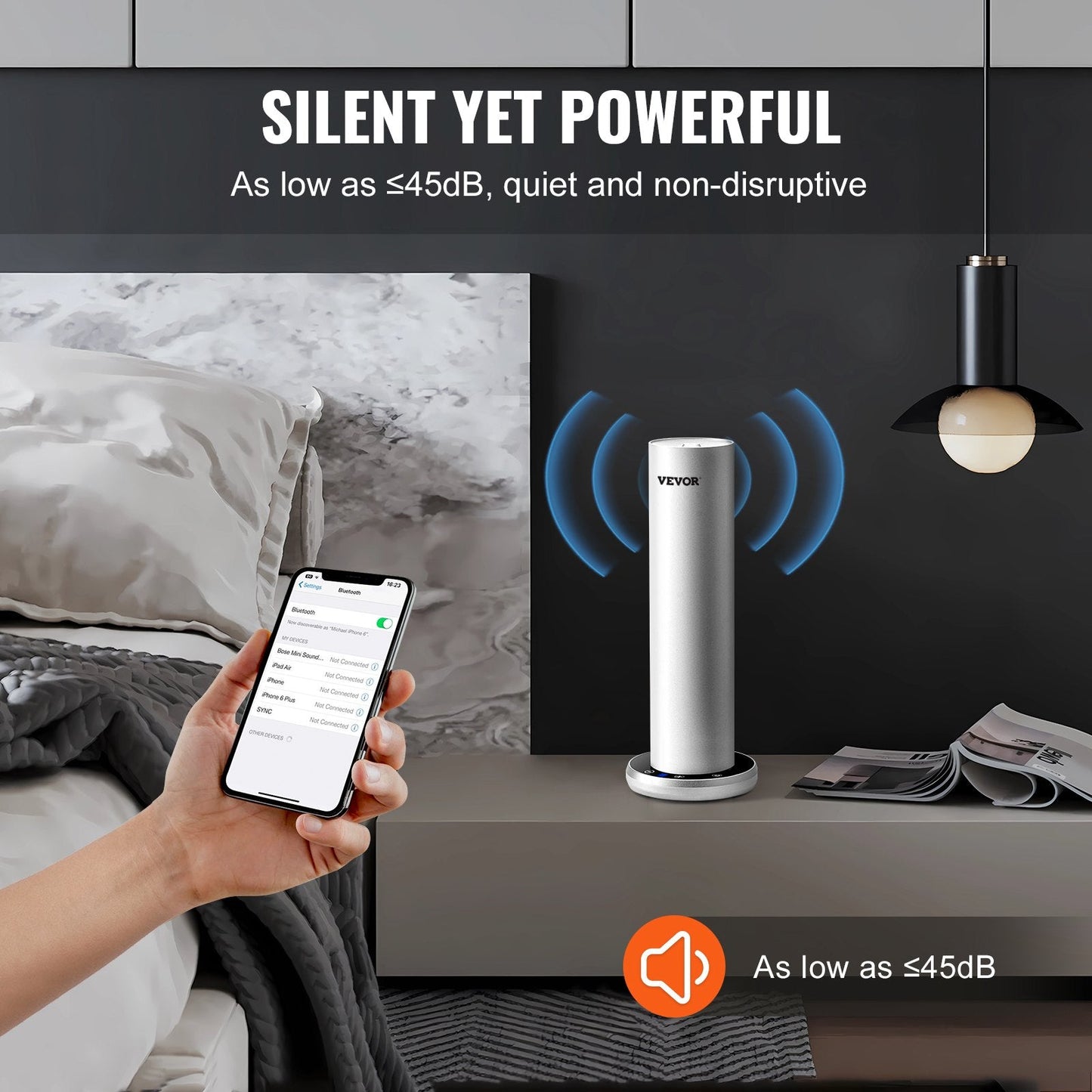 Scent Air Machine For Home, 120ml Bluetooth Smart Cold Air Diffuser, Ft Waterless Essential Oil Scent Air Diffuser, Floor Standing Aromatherapy Machine For Spa, Yoga, Home, Office, Hotel
