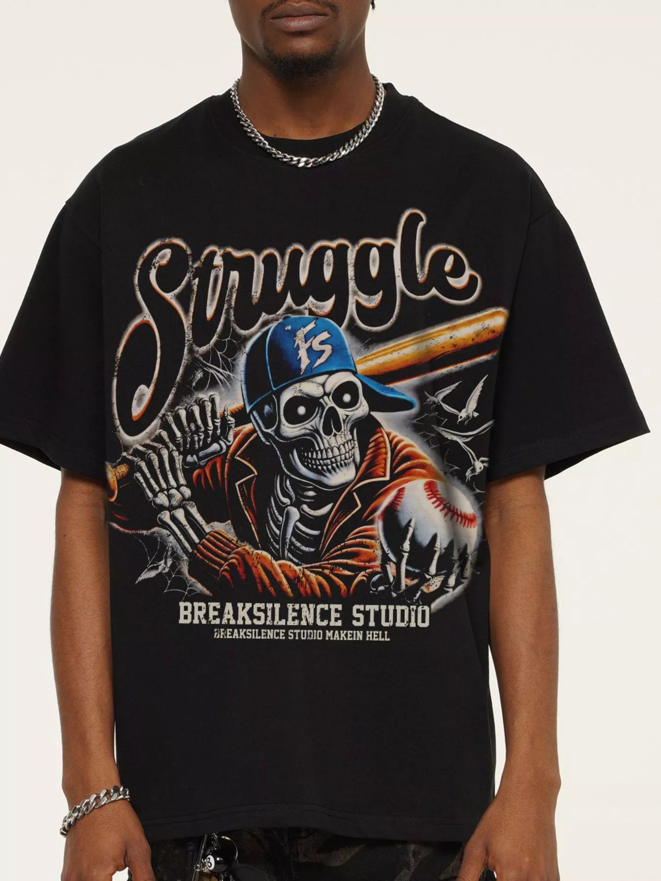 Men's Graphic Round Neck Short Sleeve T-Shirt