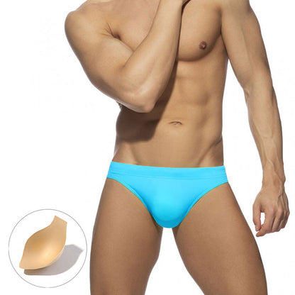 Triangle Swimsuit For Boys Color Solid
