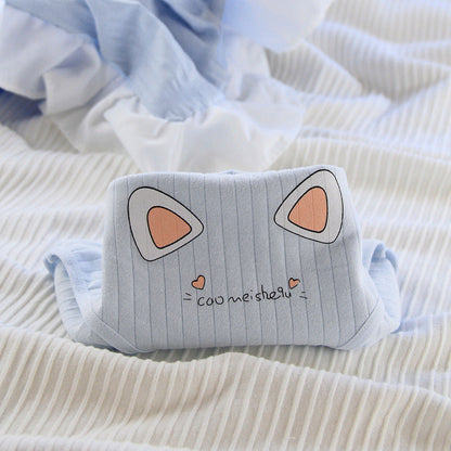 Girl Panties Secondary Anime Mid Waist Cotton Briefs