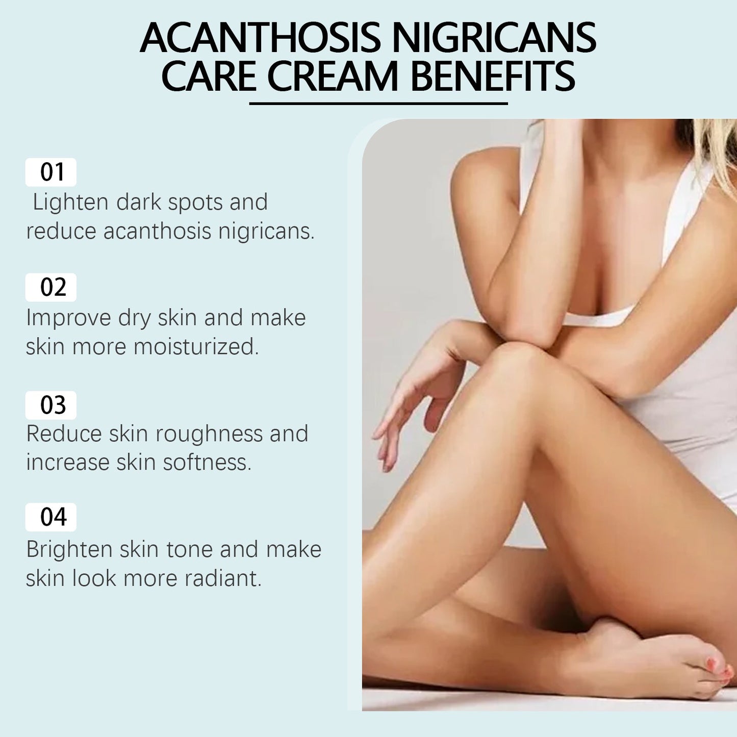 Wiyun Acanthoderma Nigricans Care Cream Soft Moist, Hydrating, Refreshing And Improving Dry And Tender Skin Body Care Cream