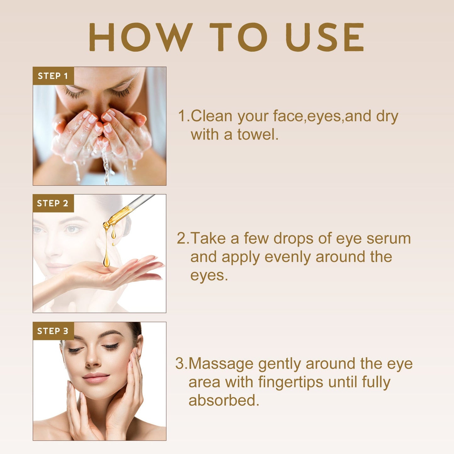 EELHOE Anti-Aging Eye Serum, Eye Bags, Pores, Eyes, Fine Lines And Dark Circles Care Essence