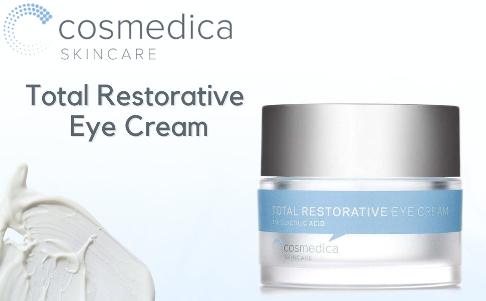 Cosmedica Skincare Eye Cream 0.7 Ounce | Anti-Aging Hydration Eye Cream with Green Tea Caffeine Peptide Complex | Lightweight Non-Greasy Formula for Dark Circles Puffiness Wrinkles Fine Lines