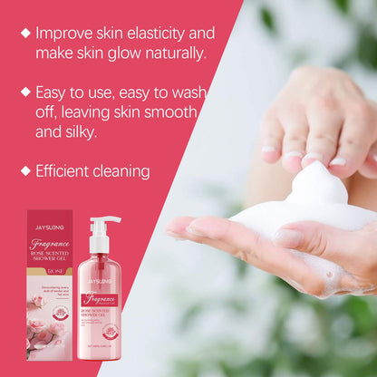 Jaysuing Lady Rose Fragrance Shower Gel Shower Stay Fragrance Clean Body Lady Shower Clean And Refreshing