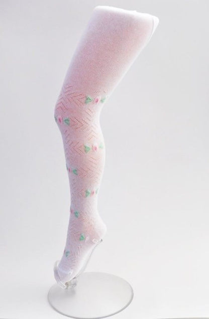 Conte-Kids Bravo #7С-44СП(216) - Cotton Tights For Girls 0/12m.-12/24m.