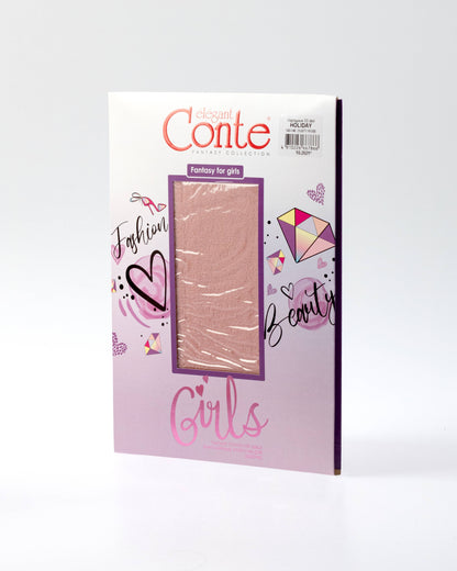 Conte Holiday 50 Den - Fantasy Elegant Tights For Girls with pearlescent lurex shine - 4yr. 6yr. 8yr. 10yr. (20С-201СП)