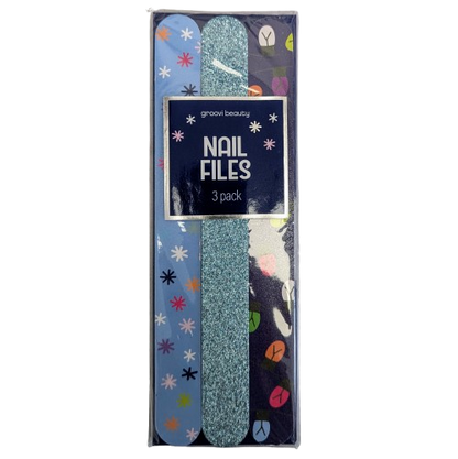 GROOVI Nail File Set (3Pack)