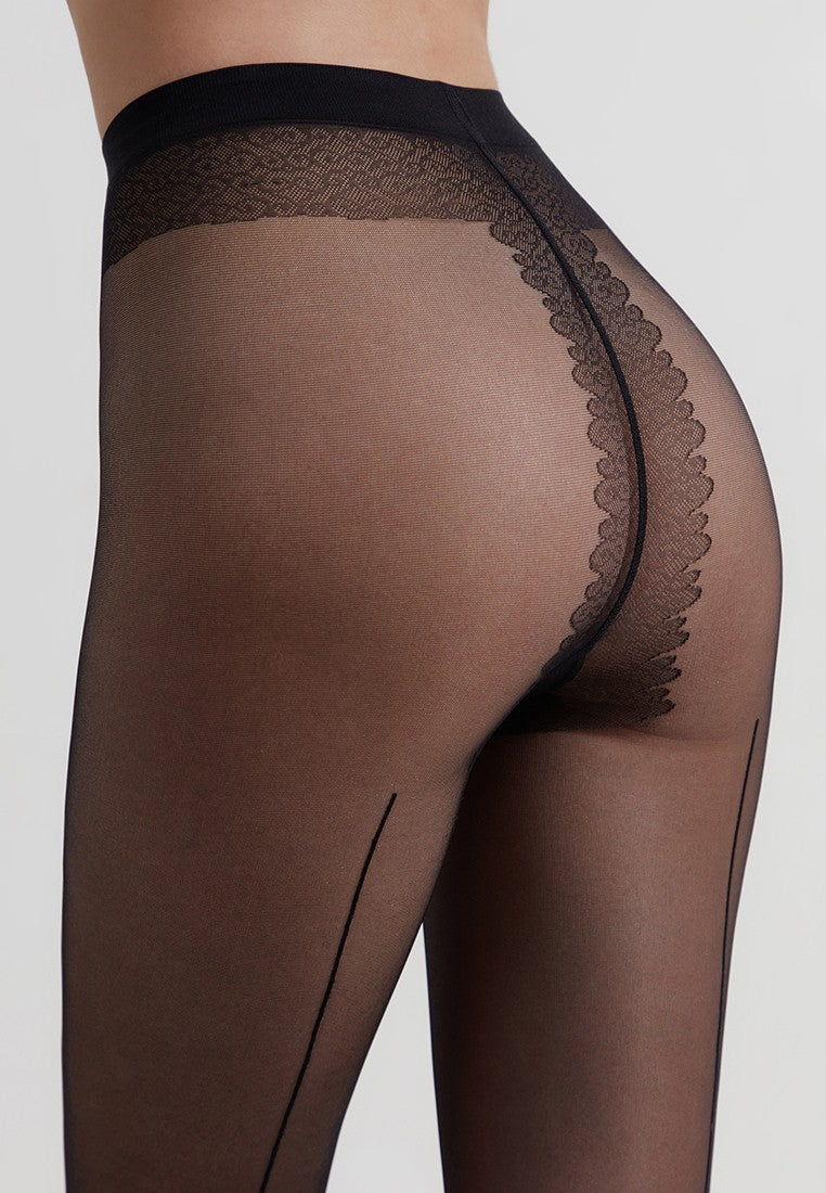 Conte Line 20 Den - Fantasy Women's Tights with an imitation seam (20С-45СП)