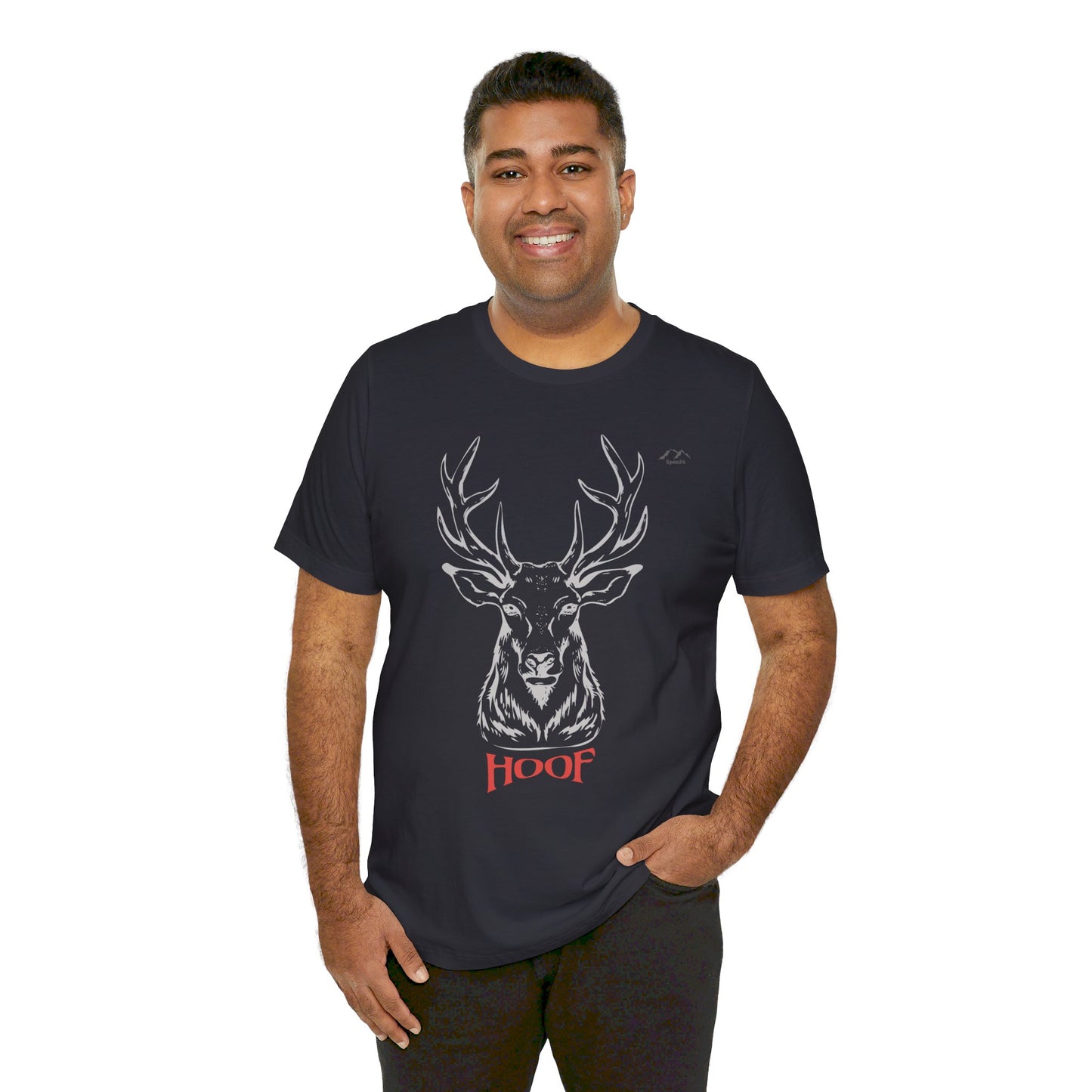 TS-032ML-24 Mule Deer T-Shirt Wildlife Art Mule Deer Design
