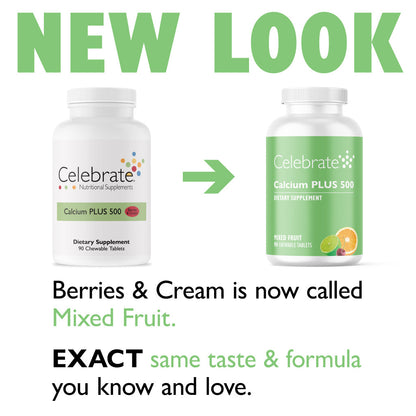 Chewable Calcium Citrate, 500mg
