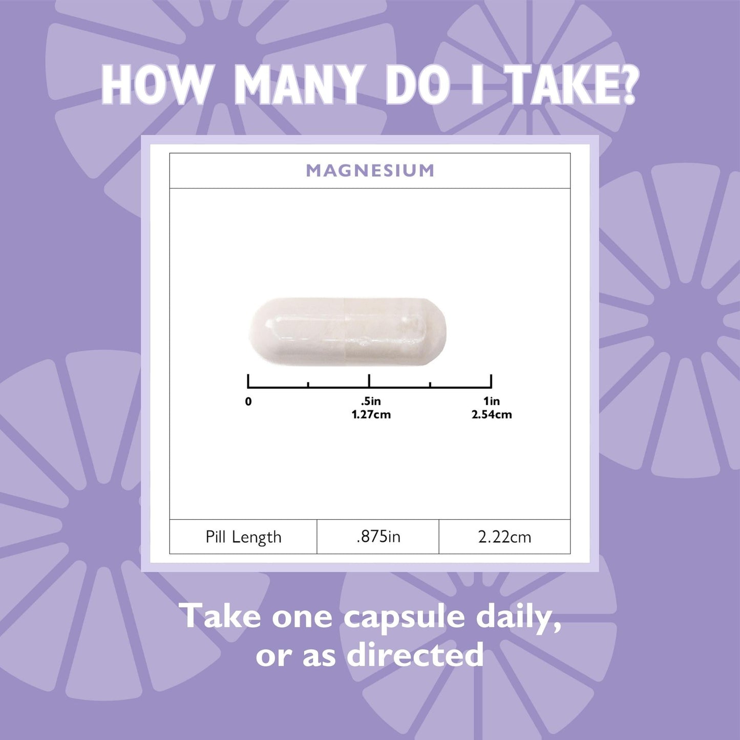Magnesium, 100 mg Capsule