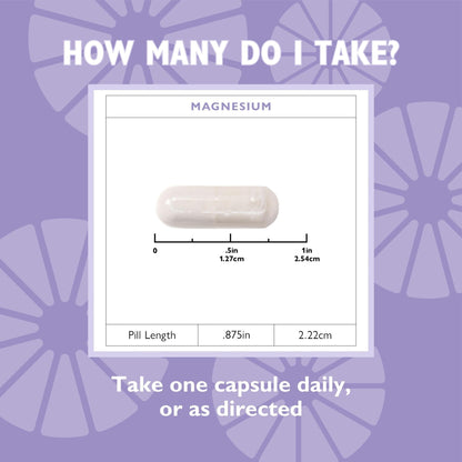 Magnesium, 100 mg Capsule