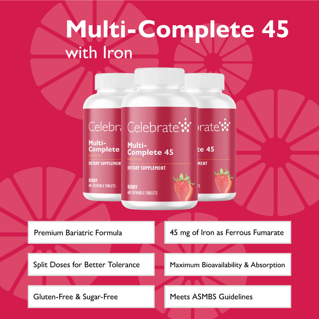Multi-Complete 45 Bariatric Chewable Multivitamin with Iron