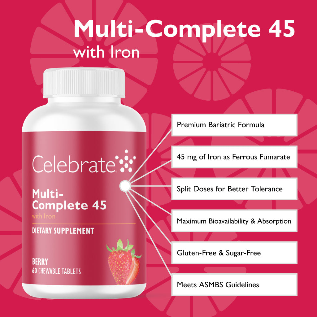Multi-Complete 45 Bariatric Chewable Multivitamin with Iron
