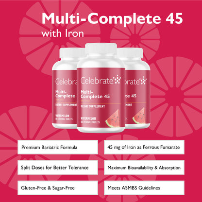 Multi-Complete 45 Bariatric Chewable Multivitamin with Iron