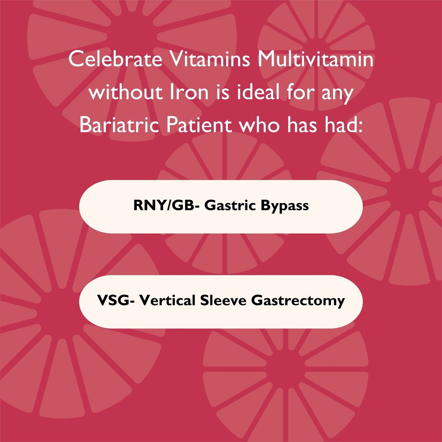 Bariatric Multivitamin Capsules, Iron-Free