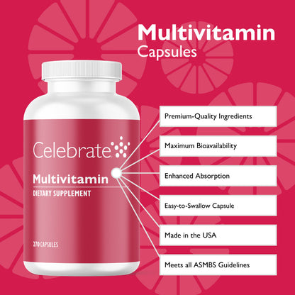 Bariatric Multivitamin Capsules, Iron-Free
