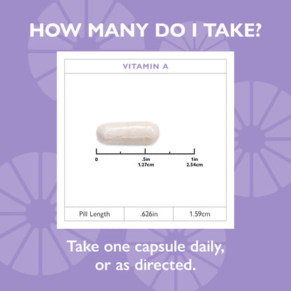 Vitamin A 7500 mcg (25,000 IU) Capsule