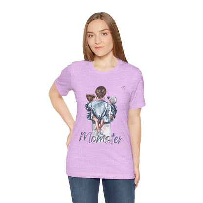 TS-075ML-24 Momster Love shirt Mom Gift Art Design
