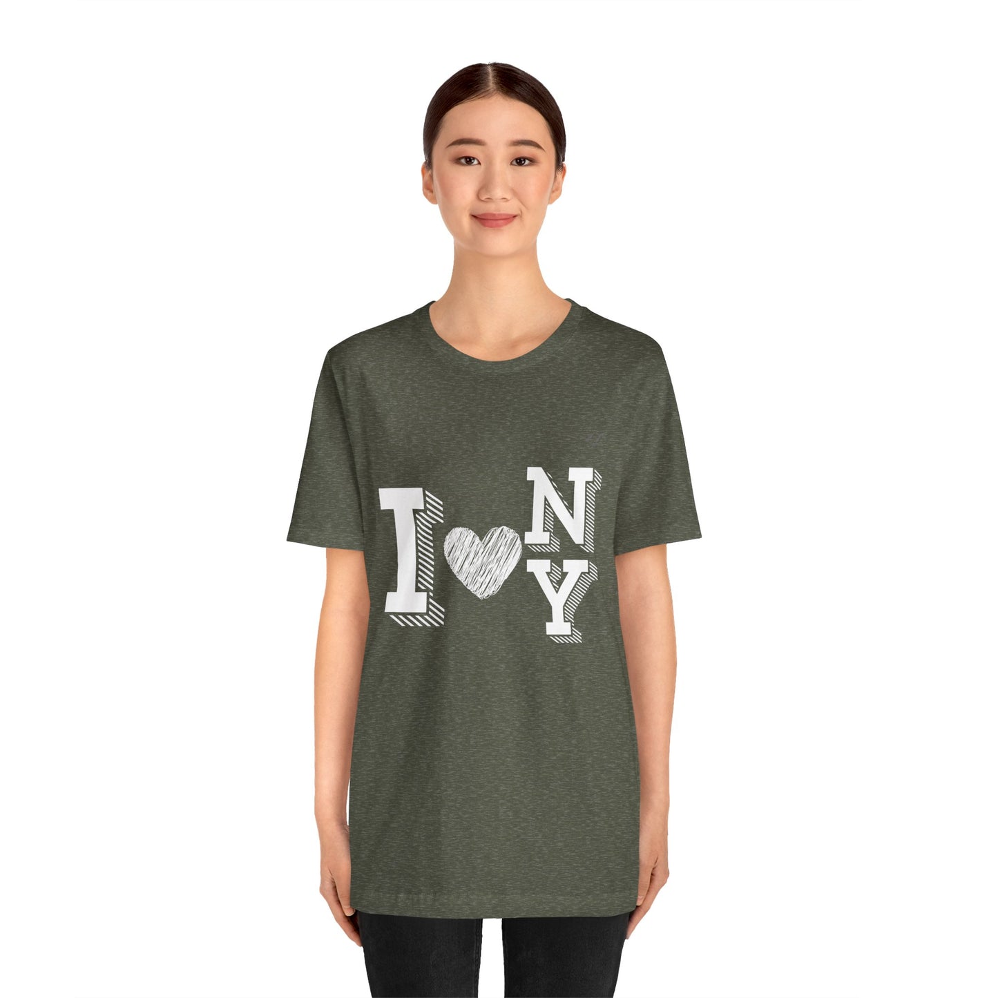 TS-081ML-24 I Love NY Newyork T Shirt Gift