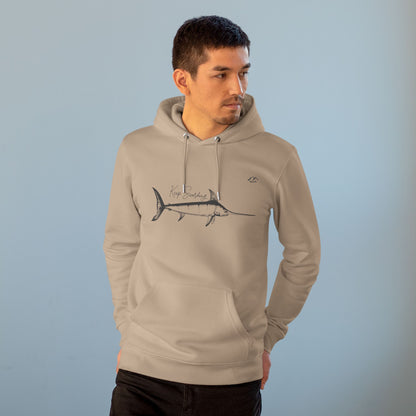 HD-054ML-24 Swordfish Hoodie Ocean Lover Swordfish Art Fishing Gift