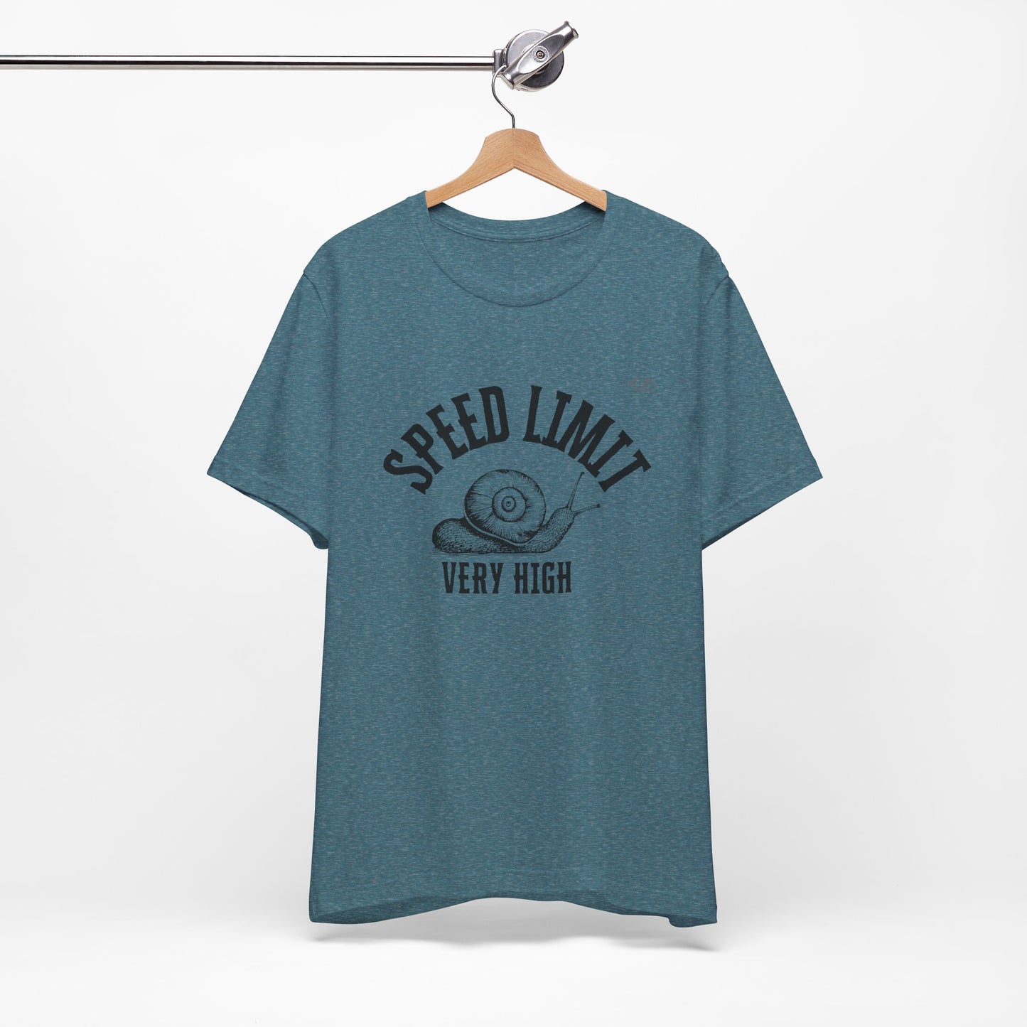 TS-091ML-24 Unisex Cute Snail T Shirt Slow And Steady Art