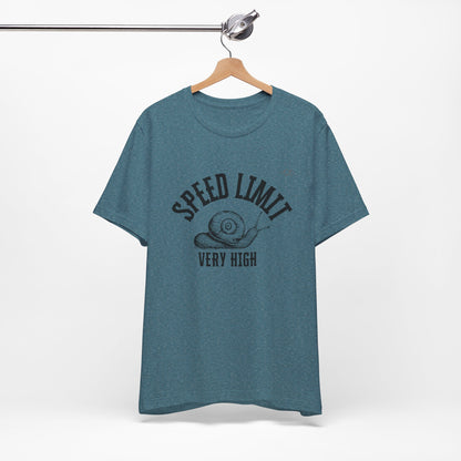 TS-091ML-24 Unisex Cute Snail T Shirt Slow And Steady Art