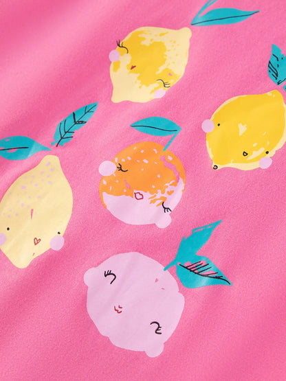 Children's Cartoon Fruit Short Sleeve T-Shirt