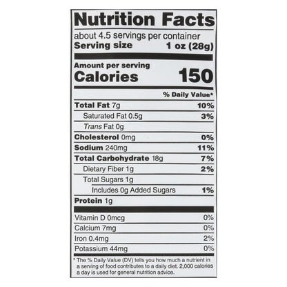 The Daily Crave Veggie Straws Himalaya Pink Salt, Case of 8 (4.5 oz Each)
