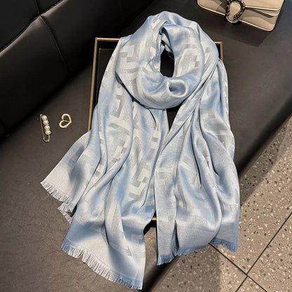 Raw Hem Scarf