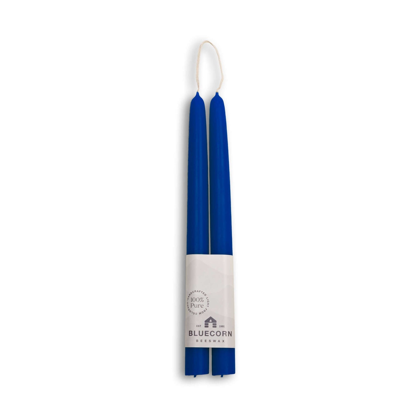 Beeswax Taper Candles - Hand-Dipped - 1 Pair