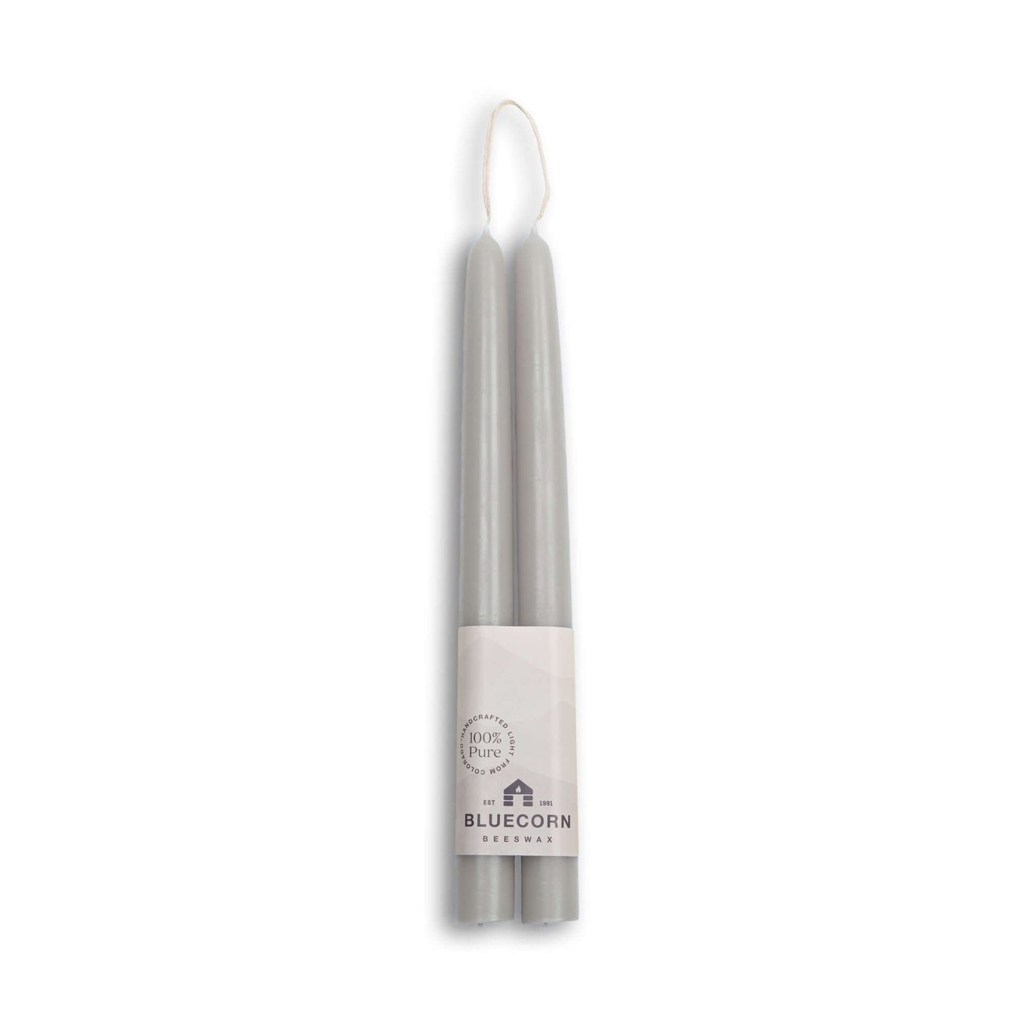 Beeswax Taper Candles - Hand-Dipped - 1 Pair