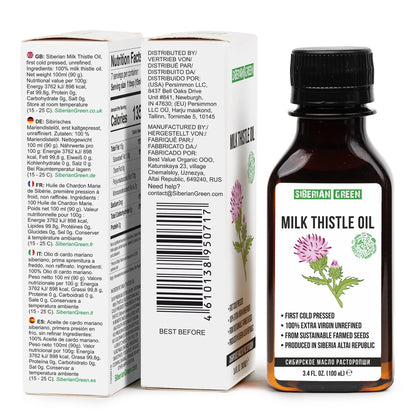 Milk Thistle Oil 100ml | Best Silymarin Supplement for Health