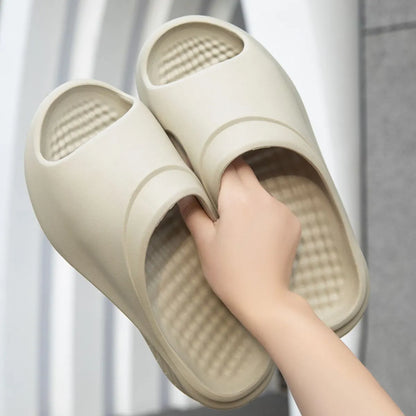 Open Toe Platform Slippers
