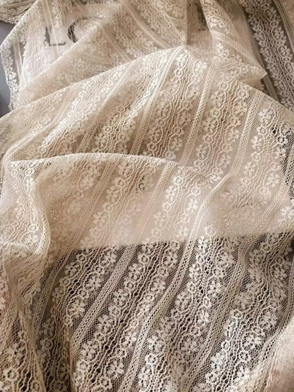 Lace Trim Scarf
