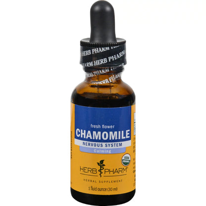 Herb Pharm Chamomile Extract - Calming Support for Mind and Body - 1 Fl Oz