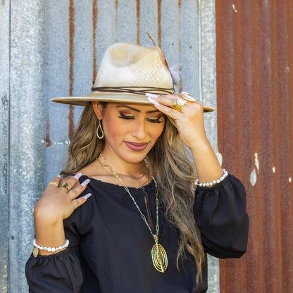 **Matte Gold Teardrop Earrings 200f