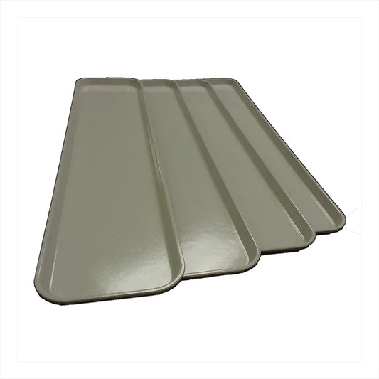 Platter Fiberglass White 8" x 30" x .75"