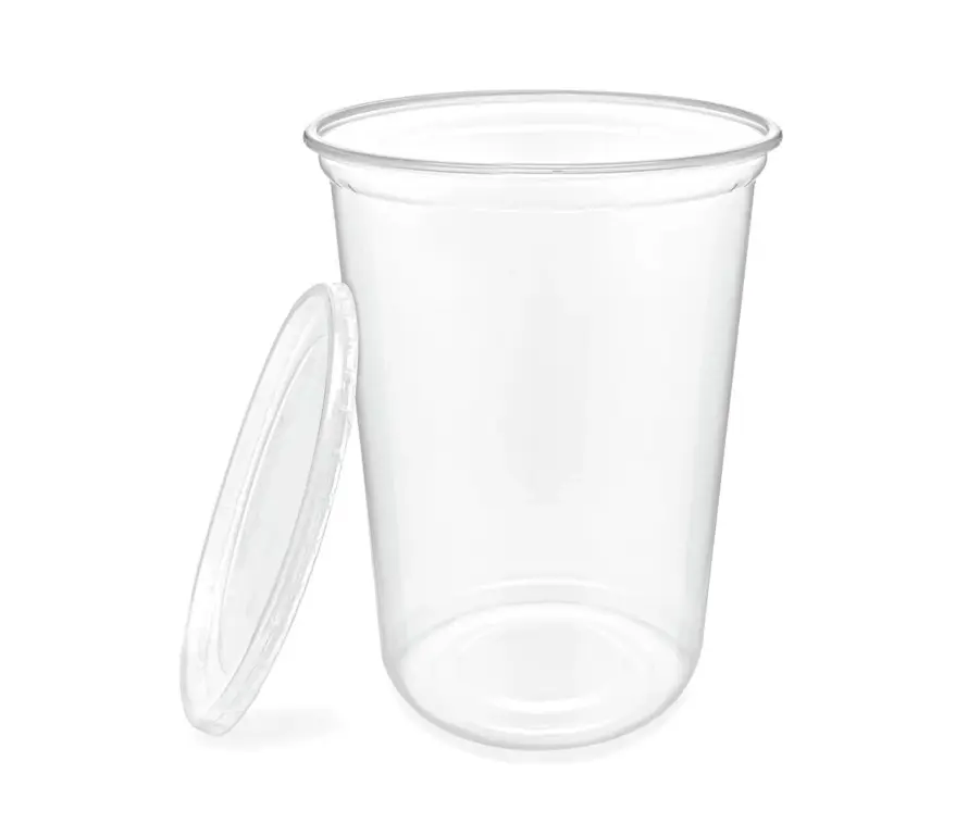 Champs Clear Deli Container and Lid Combo Microwavable 250 Sets 32 oz