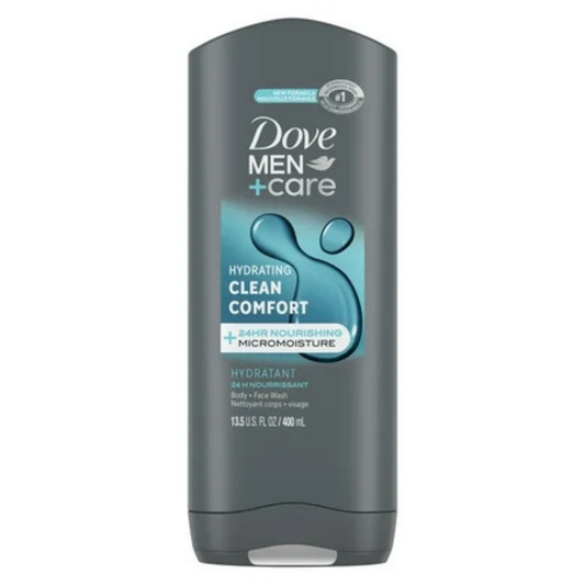 Dove Men+Care Hydrating Clean Comfort Body & Face Wash (13.5 oz)