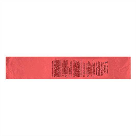 Meat Bag Red PNP Hi- Dens 10 mic SMH 15" x 20"