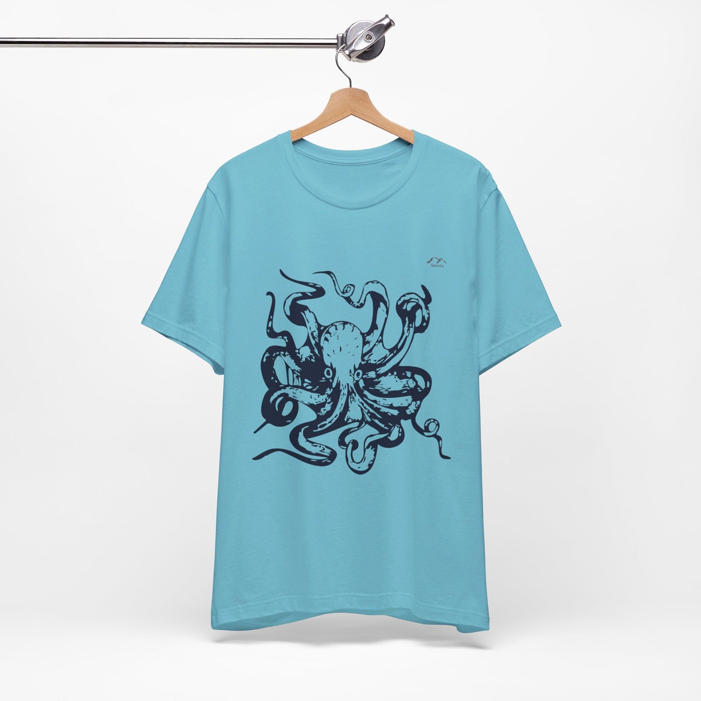 TS-034ML-24 Octopus T-Shirt Ocean Lover Octopus Art Design