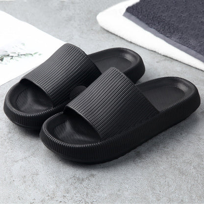 Soft home couple non-slip women slippers