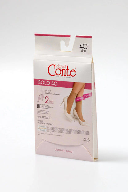 Socks Conte Solo 40 Den (2 pairs)