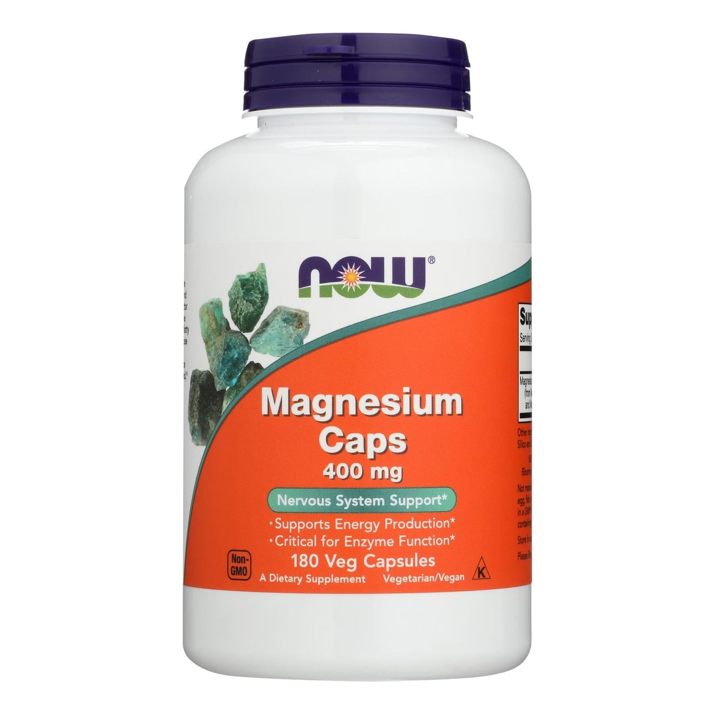 Now Foods Magnesium 400mg - 180 Capsules