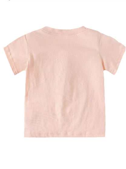 Children's Cartoon Cat Short Sleeve T-Shirt