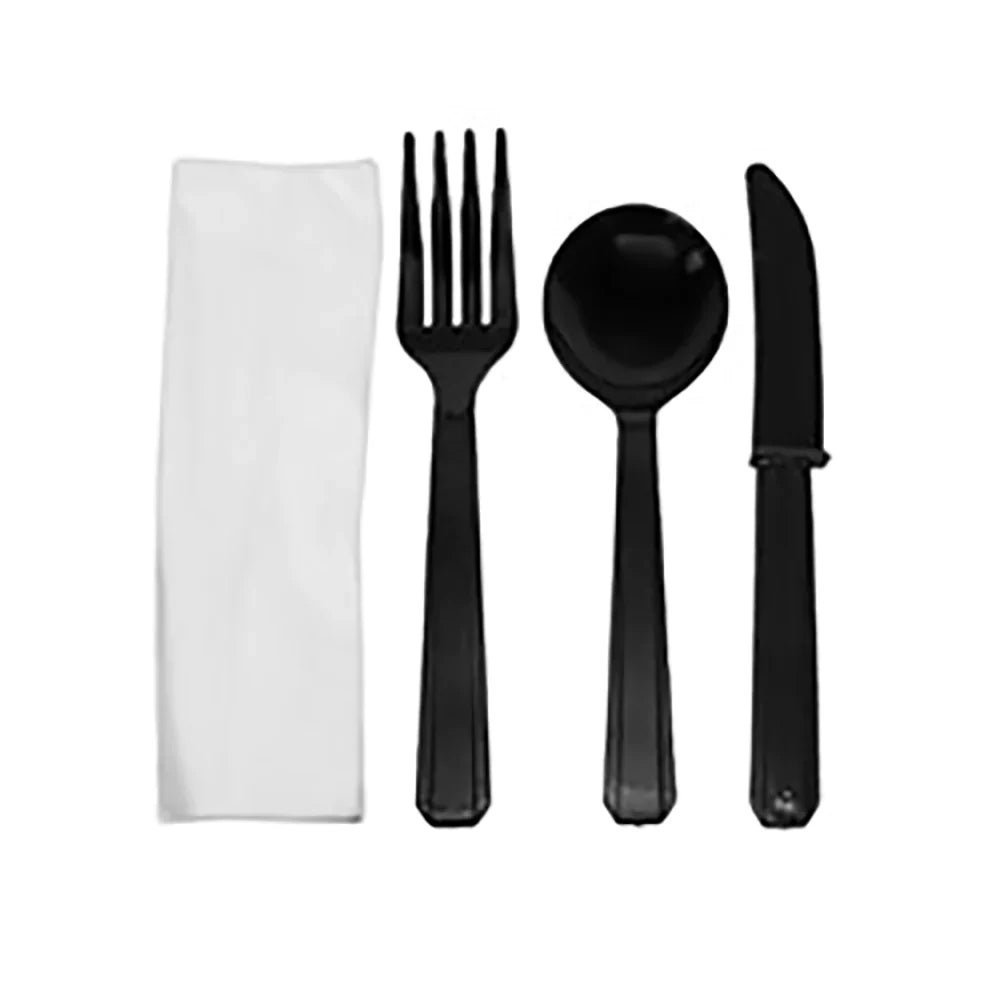 Cutlery Kit Knife, Spoon, Fork, Napkin Hvy Dty Set
