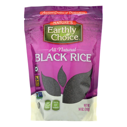 Nature's Earthly Choice Premium Black Rice, 14 Oz. (Case of 6)