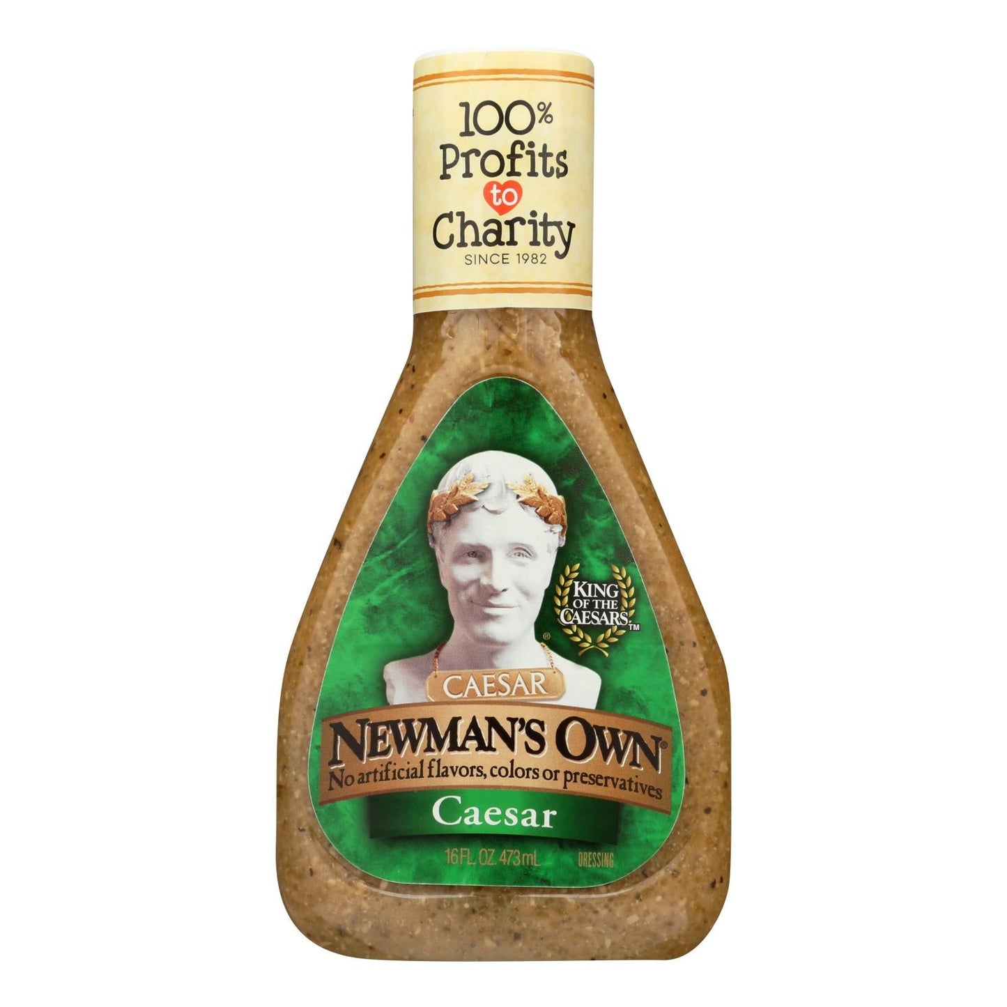 Newman's Own Lite Caesar Dressing - 16 Fl Oz. - Pack of 6